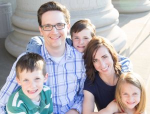 Dr. Chris Lingard with his family