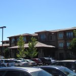 Office building and parking lot