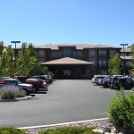 Office building and parking lot